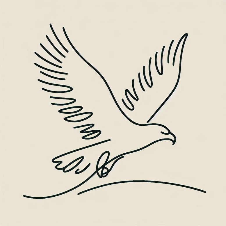 eagle-with-grace – tattoo design ideas free ai generated – realism-natural-look – for-hip – Gallery: eagles-inkby-ai