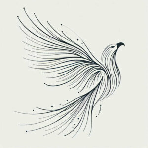 eagle-with-grace – tattoo design ideas free ai generated – realism-textured-skin – for-thigh – Gallery: eagles-inkby-ai