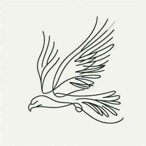 eagle-with-open-beak – tattoo design ideas free ai generated – surrealism-visual-paradox – for-elbow – Gallery: eagles-inkby-ai