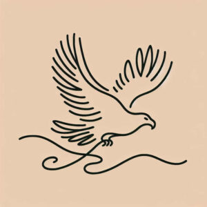 spiritual-eagle – tattoo design ideas free ai generated – neotraditional-subtle-tone – for-biceps – Gallery: eagles-inkby-ai