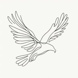 spiritual-eagle – tattoo design ideas free ai generated – realism-skin-texture – for-upper-back – Gallery: eagles-inkby-ai