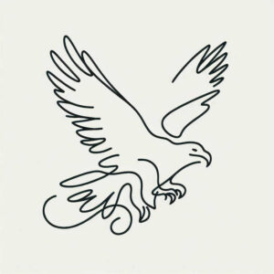 eagles tattoo design ideas Surrealism impossible forms bold outlines stands for courage