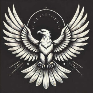 eagles tattoo design ideas vivid hues detailed plumage shows resilience