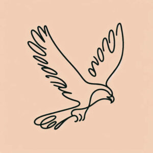 eagles tattoo design ideas soft blending elegant curves symbol of perseverance