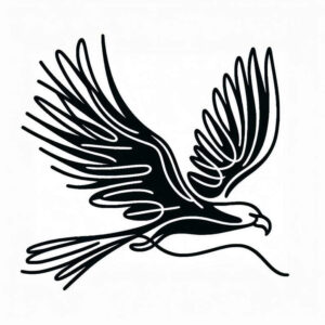 eagles tattoo design ideas Realism natural contours flight motion for outer arm