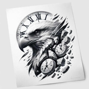 eagles tattoo design ideas Realism inner glow powerful symbol of strength