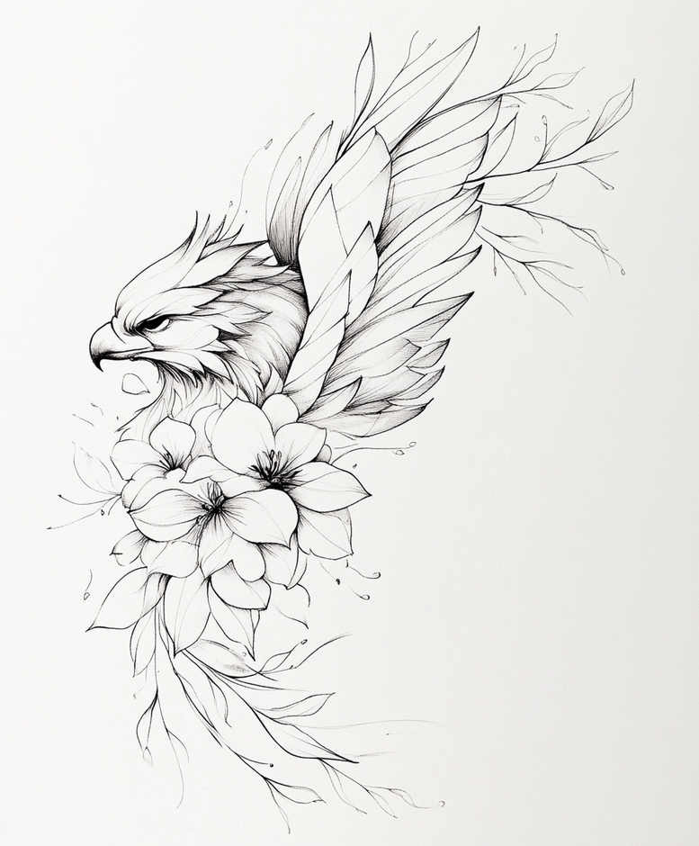eagles tattoo design ideas crisp predator shows strength