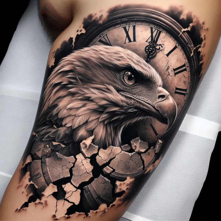 eagles tattoo design ideas dreamlike sharp eyes symbol of perseverance