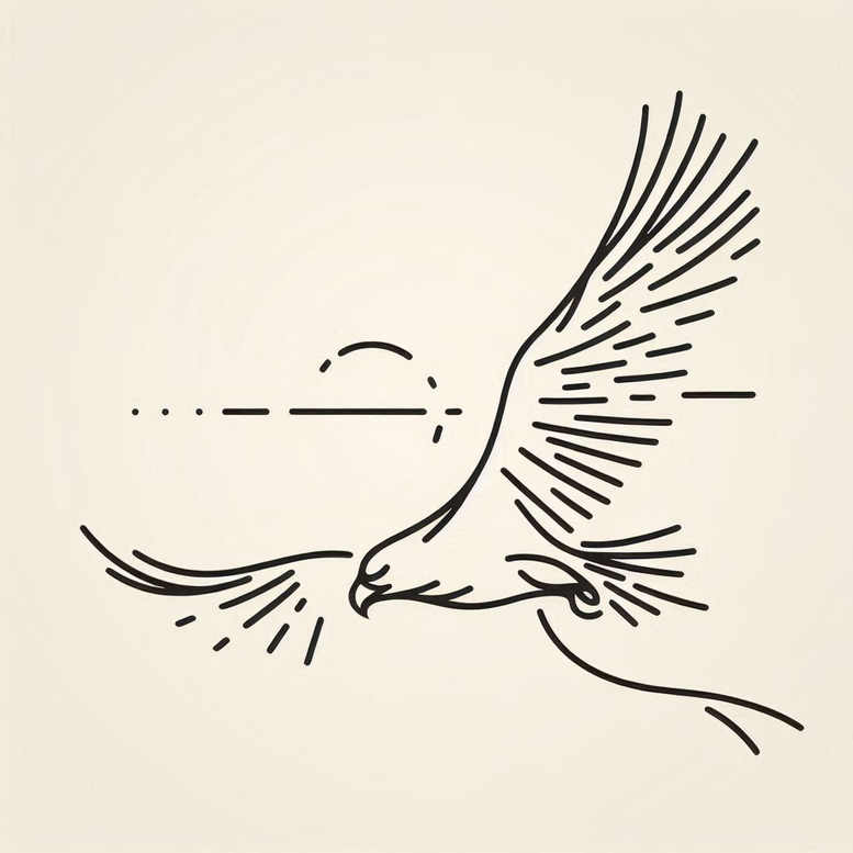 eagles tattoo design ideas Surrealism translucent layers swift embodying courage