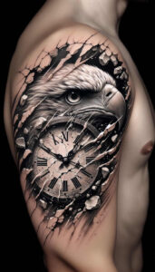 eagles tattoo design ideas rich blacks symbolic for back