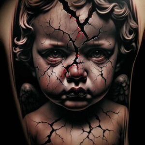 3d-face – tattoo design ideas free ai generated – neotraditional-artistic-flair – for-wrist-side – Gallery: faces-inkby-ai