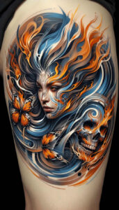 3d-face – tattoo design ideas free ai generated – realism-clean-lines – for-fingers – Gallery: faces-inkby-ai