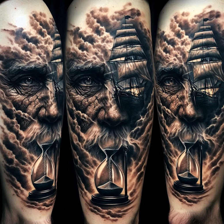 child-face – tattoo design ideas free ai generated – surrealism-mystical – for-fingers – Gallery: faces-inkby-ai