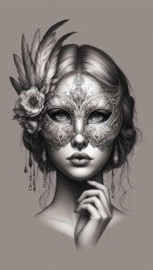 colored-face – tattoo design ideas free ai generated – surrealism-illusionary – for-outer-arm – Gallery: faces-inkby-ai