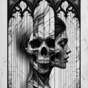 delicate-face – tattoo design ideas free ai generated – neotraditional-subtle-tone – for-outer-arm – Gallery: faces-inkby-ai