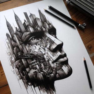 detailed-visage – tattoo design ideas free ai generated – realism-hyper-detail – for-inner-arm – Gallery: faces-inkby-ai