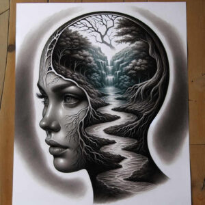 emotional-face – tattoo design ideas free ai generated – realism-anatomical-accuracy – for-wrist – Gallery: faces-inkby-ai