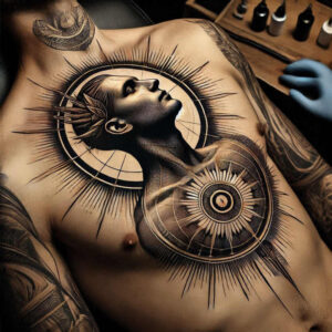 emotive-face – tattoo design ideas free ai generated – surrealism-blurred-boundaries – for-hand – Gallery: faces-inkby-ai