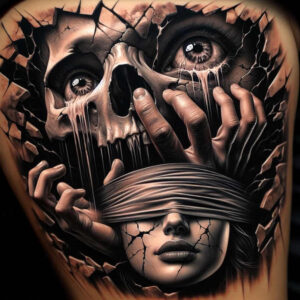 face – tattoo design ideas free ai generated – realism-natural-luminosity – for-lower-arm – Gallery: faces-inkby-ai