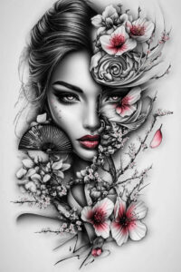 face – tattoo design ideas free ai generated – realism-soft-transitions – for-lower-arm – Gallery: faces-inkby-ai