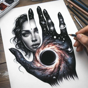 face – tattoo design ideas free ai generated – realism-subtle-saturation – for-lower-arm – Gallery: faces-inkby-ai