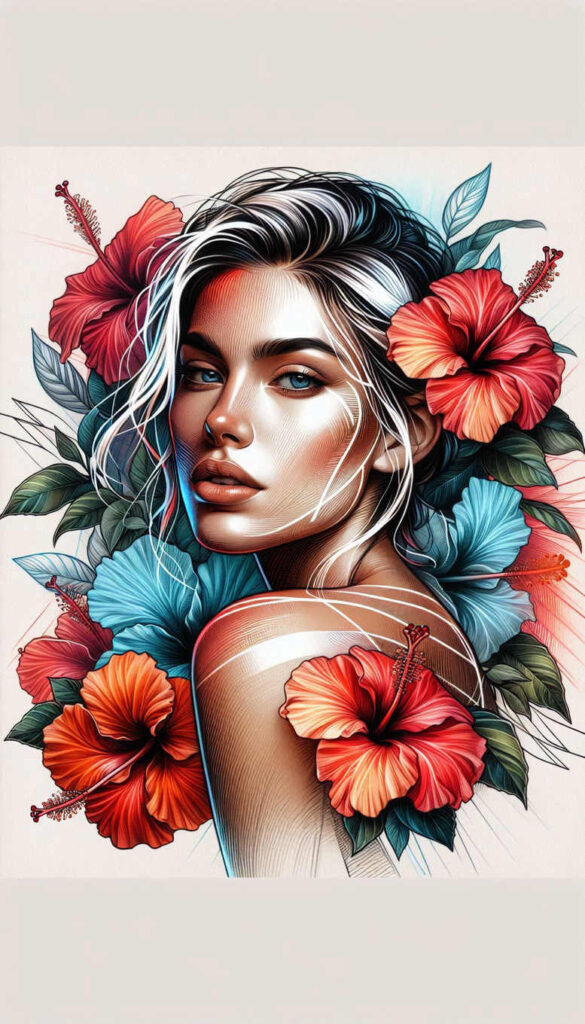 face-with-light-effects – tattoo design ideas free ai generated – realism-realistic-wrinkles – for-back – Gallery: faces-inkby-ai