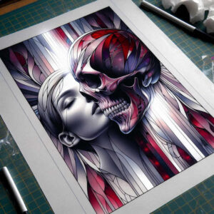 face-with-light-effects – tattoo design ideas free ai generated – realism-subtle-gradients – for-upper-chest – Gallery: faces-inkby-ai