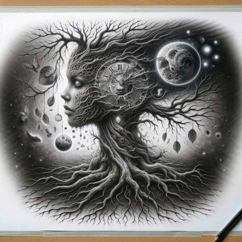 faces – tattoo design ideas free ai generated – neotraditional-subtle-highlights – for-nape – Gallery: faces-inkby-ai