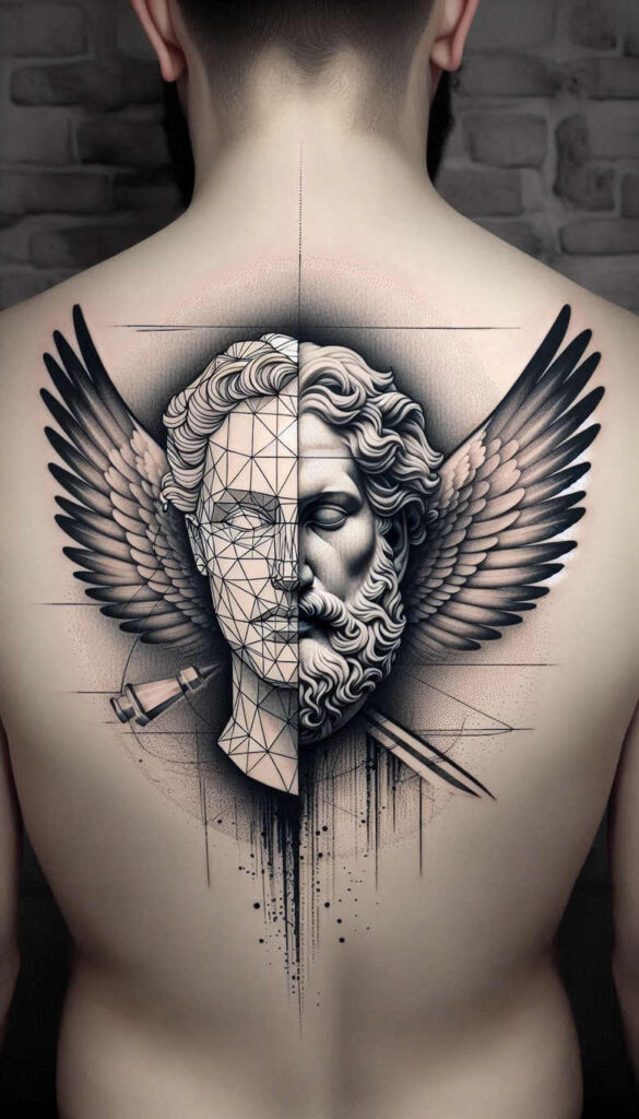 for-women – tattoo design ideas free ai generated – realism-photo-realistic – for-side-torso – Gallery: faces-inkby-ai