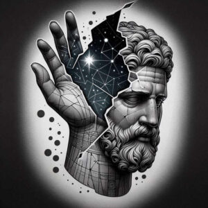 frontal-face – tattoo design ideas free ai generated – neotraditional-artistic-shading – for-side-torso – Gallery: faces-inkby-ai