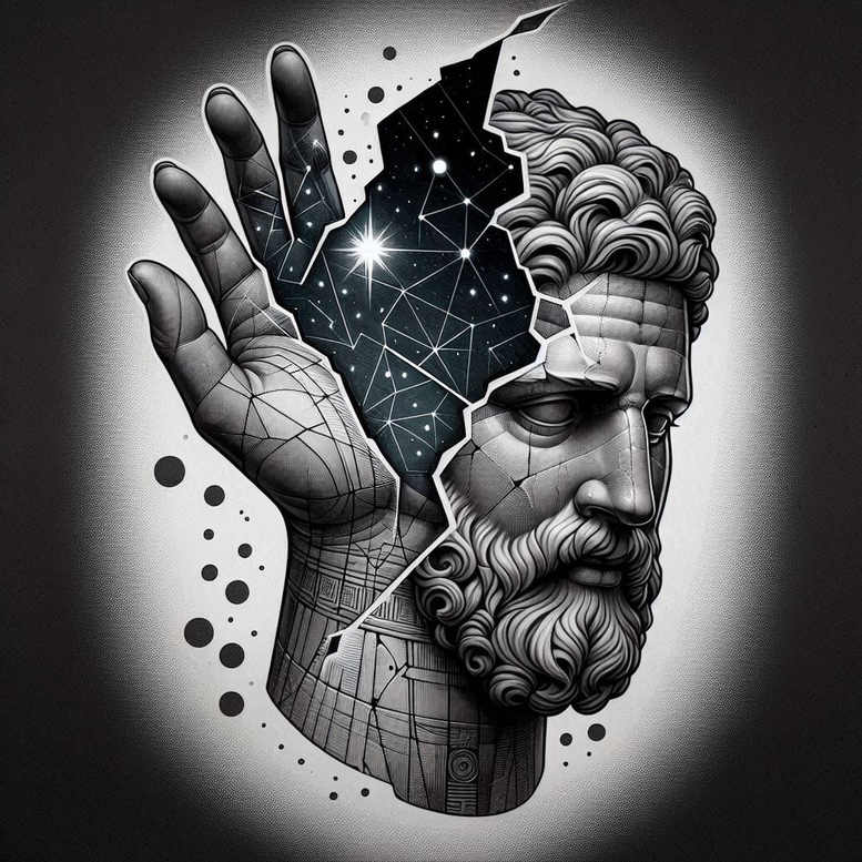 frontal-face – tattoo design ideas free ai generated – neotraditional-artistic-shading – for-side-torso – Gallery: faces-inkby-ai