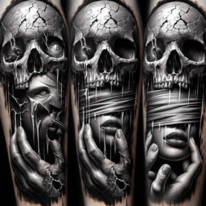 frontal-face – tattoo design ideas free ai generated – realism-detailed-rendering – for-hand – Gallery: faces-inkby-ai