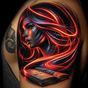male-face – tattoo design ideas free ai generated – neotraditional-soft-shadows – for-palm – Gallery: faces-inkby-ai