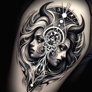 male-face – tattoo design ideas free ai generated – realism-soft-focus – for-spine – Gallery: faces-inkby-ai