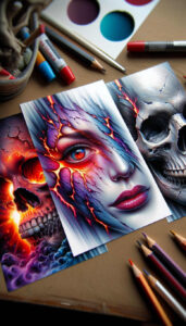 moving-face – tattoo design ideas free ai generated – neotraditional-structured-design – for-hand – Gallery: faces-inkby-ai