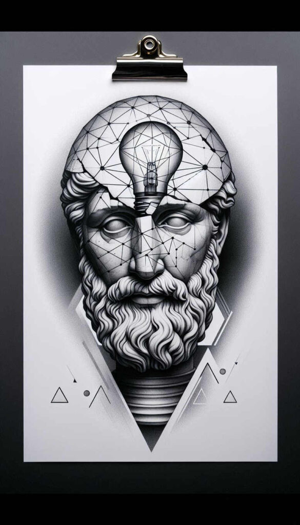 profile-face – tattoo design ideas free ai generated – realism-optical-illusion – for-forearm – Gallery: faces-inkby-ai