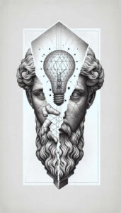 profile-face – tattoo design ideas free ai generated – surrealism-enigmatic-aura – for-side-torso – Gallery: faces-inkby-ai