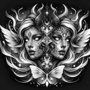 realistic-visage – tattoo design ideas free ai generated – neotraditional-vivid-detail – for-wrist-side – Gallery: faces-inkby-ai