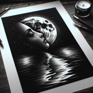 faces tattoo design ideas Surrealism dreamlike character shows strength