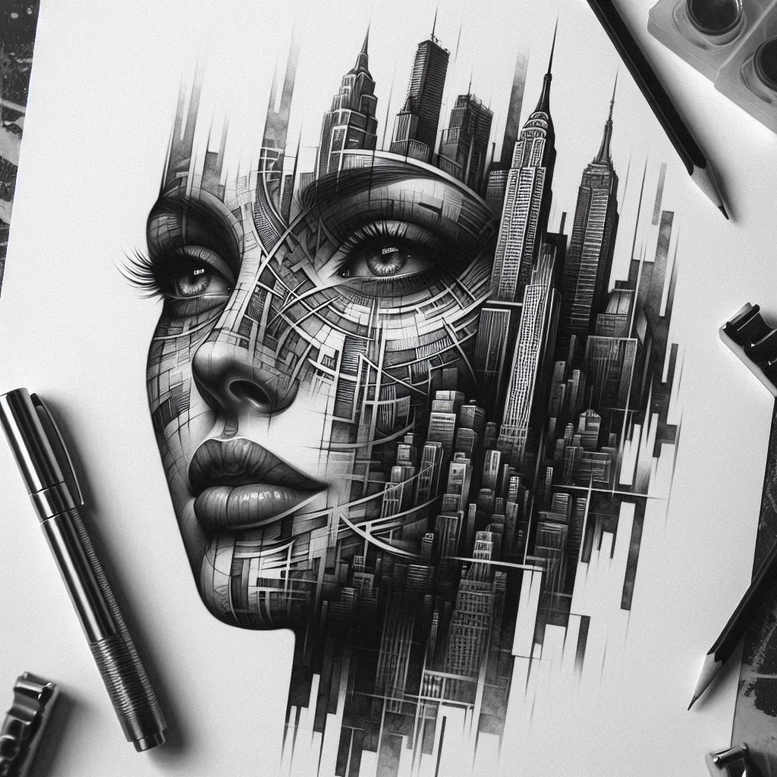 faces tattoo design ideas layered fill emotional stands for determination