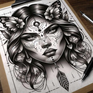 faces tattoo design ideas high-resolution narrative for forearm