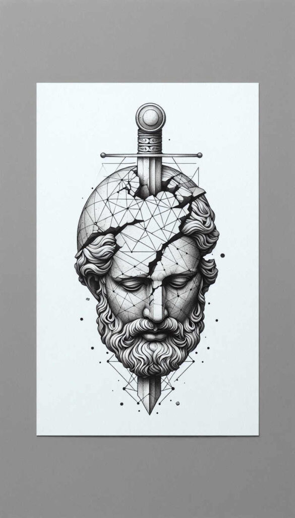 faces tattoo design ideas vivid hallucination surreal for side torso