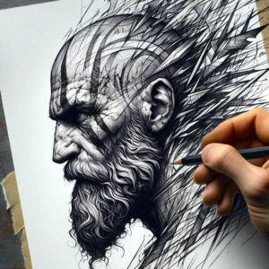 faces tattoo design ideas Realism realistic lighting tattoo style symbolising resilience