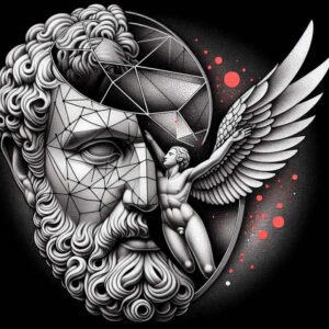 tattoo-face – tattoo design ideas free ai generated – neotraditional-precise-lines – for-ribs – Gallery: faces-inkby-ai
