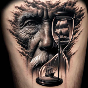 tattoo-face – tattoo design ideas free ai generated – realism-depth-shading – for-toe – Gallery: faces-inkby-ai