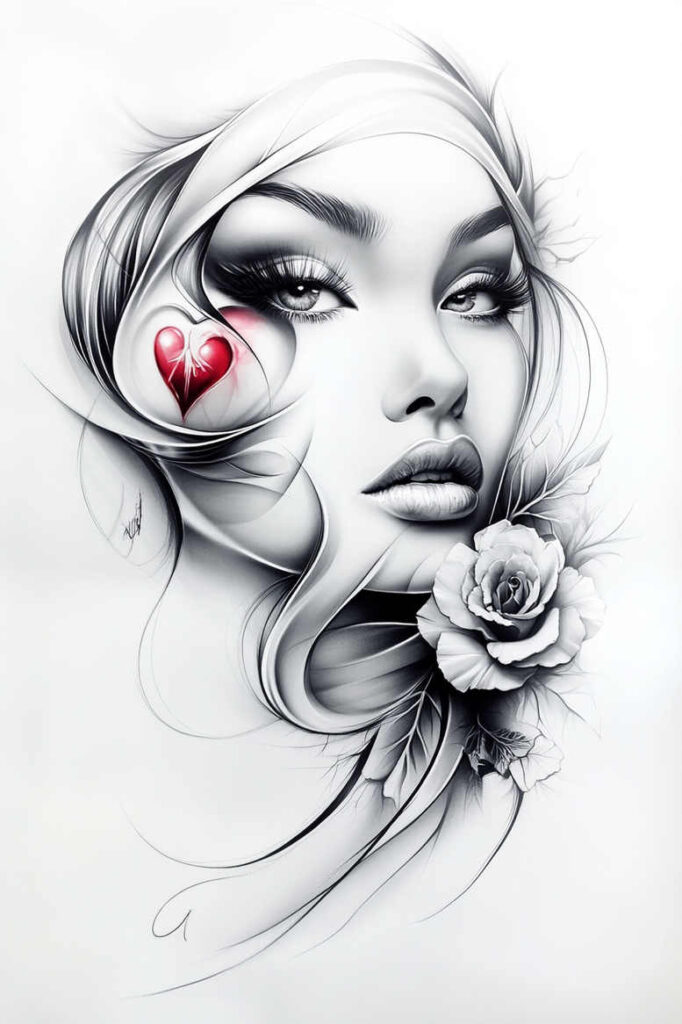 tattoo-face – tattoo design ideas free ai generated – realism-detail-accuracy – for-back – Gallery: faces-inkby-ai