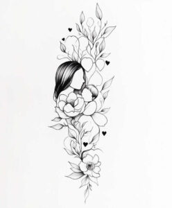 family-love-tattoo – tattoo design ideas free ai generated – dainty – for-palm – Gallery: family-inkby-ai