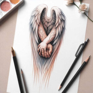family-strength-tattoo – tattoo design ideas free ai generated – mini-geometry – for-triceps – Gallery: family-inkby-ai