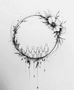 heritage-tattoo – tattoo design ideas free ai generated – clean-stroke – for-shin – Gallery: family-inkby-ai