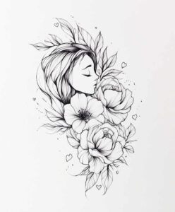 inscription-tattoo – tattoo design ideas free ai generated – thin-line – for-upper-arm – Gallery: family-inkby-ai